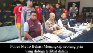 Polisi Ciduk Pengedar Narkoba di Cikarang, Sabu Senilai Puluhan Juta Rupiah Disita