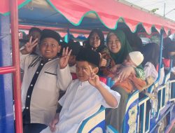 Semarak Pawai Taaruf Kibar Hari Santri Nasional 2025 di Kecamatan Kersana