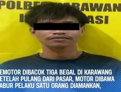 Pelaku Pembacokan dan Curanmor di Karawang Ditangkap, Dua Buron